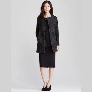 Eileen Fisher Textured Print Sweater Jacket